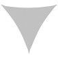 vidaXL Σκίαστρο Ιστιοπλοΐας Γκρι 3,6x3,6x3,6μ. 100% Πολυεστέρας Oxford