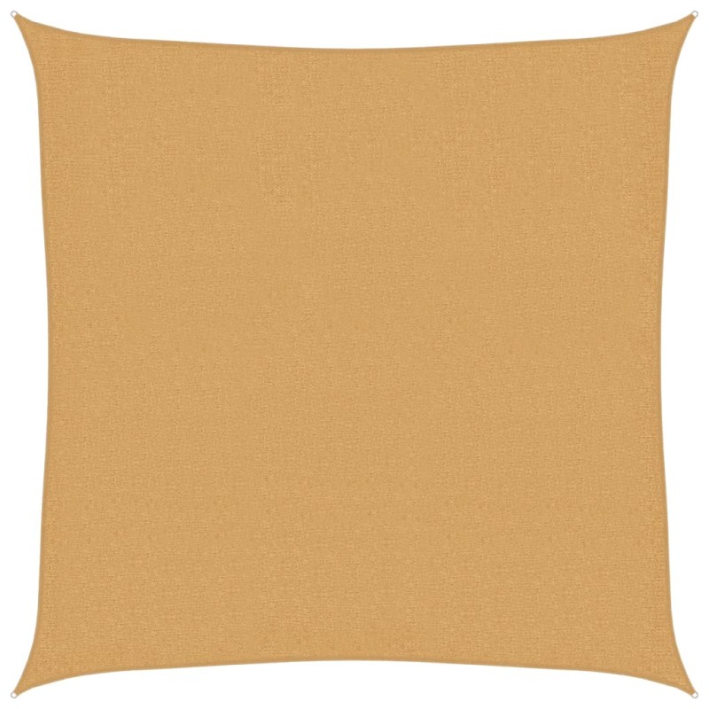 vidaXL Πανί Σκίασης Τετράγωνο Άμμου 3,6x3,6 μ. 160 γρ./μ² από HDPE