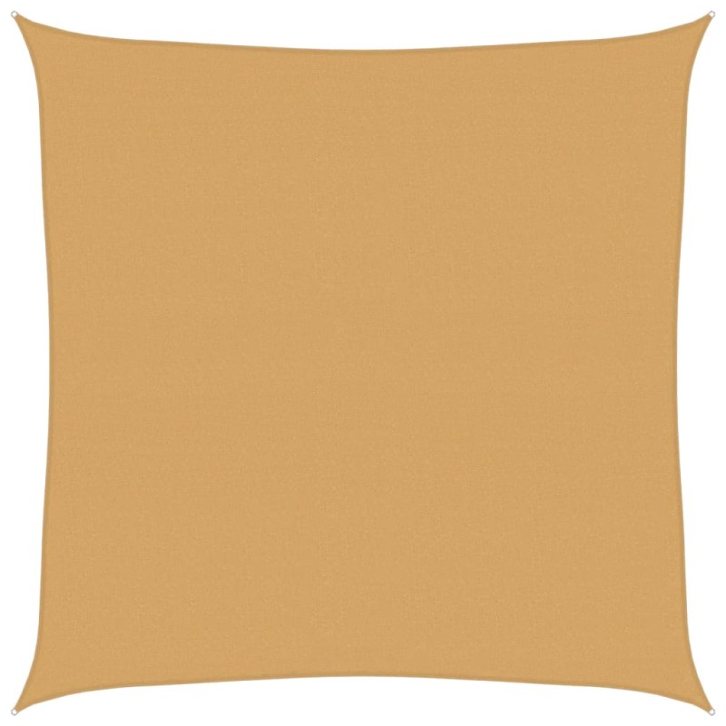 vidaXL Πανί Σκίασης Τετράγωνο 160 γρ./μ² Άμμος 5x5 μ. HDPE