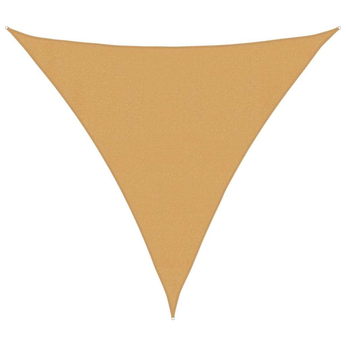 vidaXL Πανί Σκίασης 160 γρ./μ² Τριγωνικό Άμμος 3,6x3,6x3,6 μ. HDPE