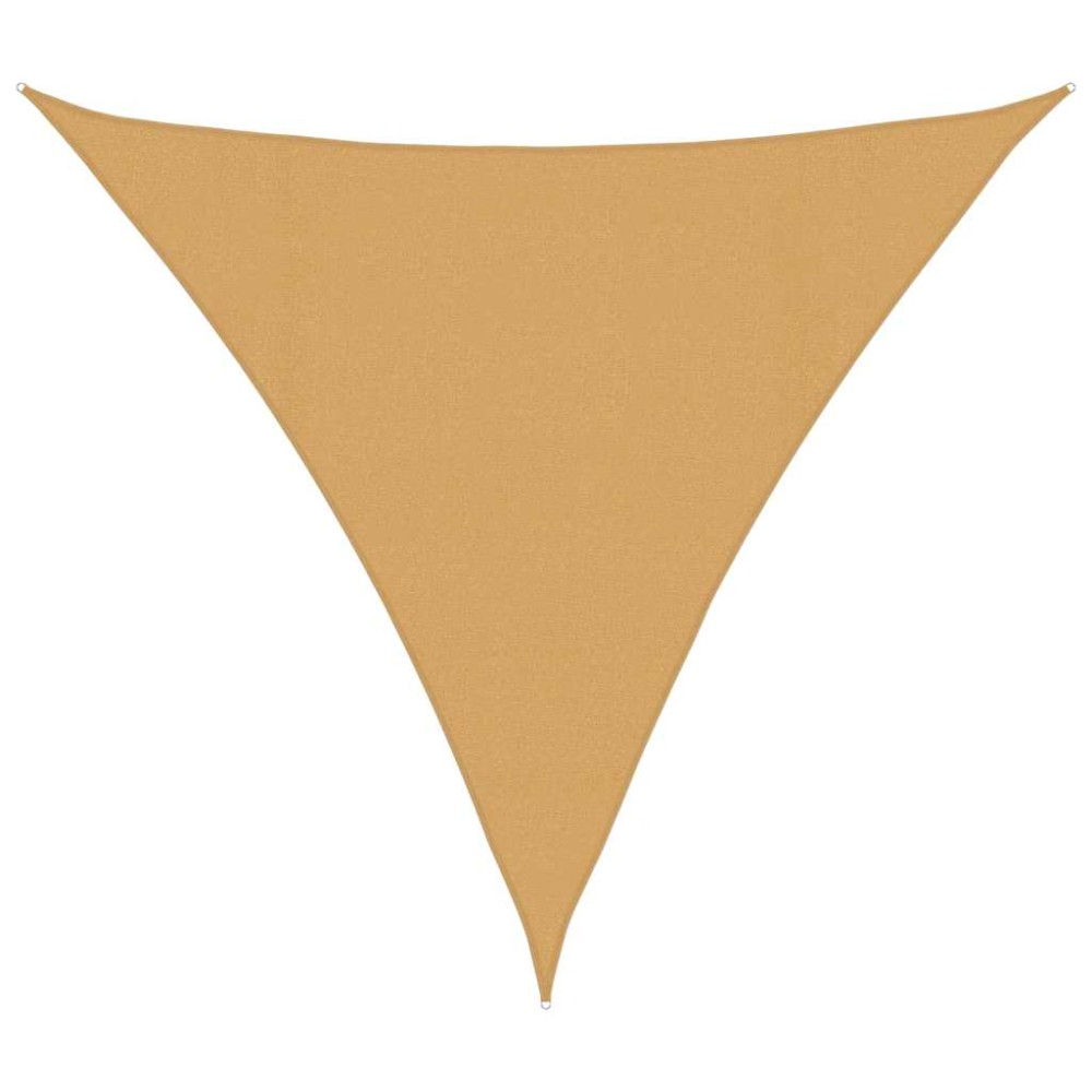 vidaXL Πανί Σκίασης 160 γρ./μ² Τριγωνικό Άμμος 4,5x4,5x4,5 μ. HDPE