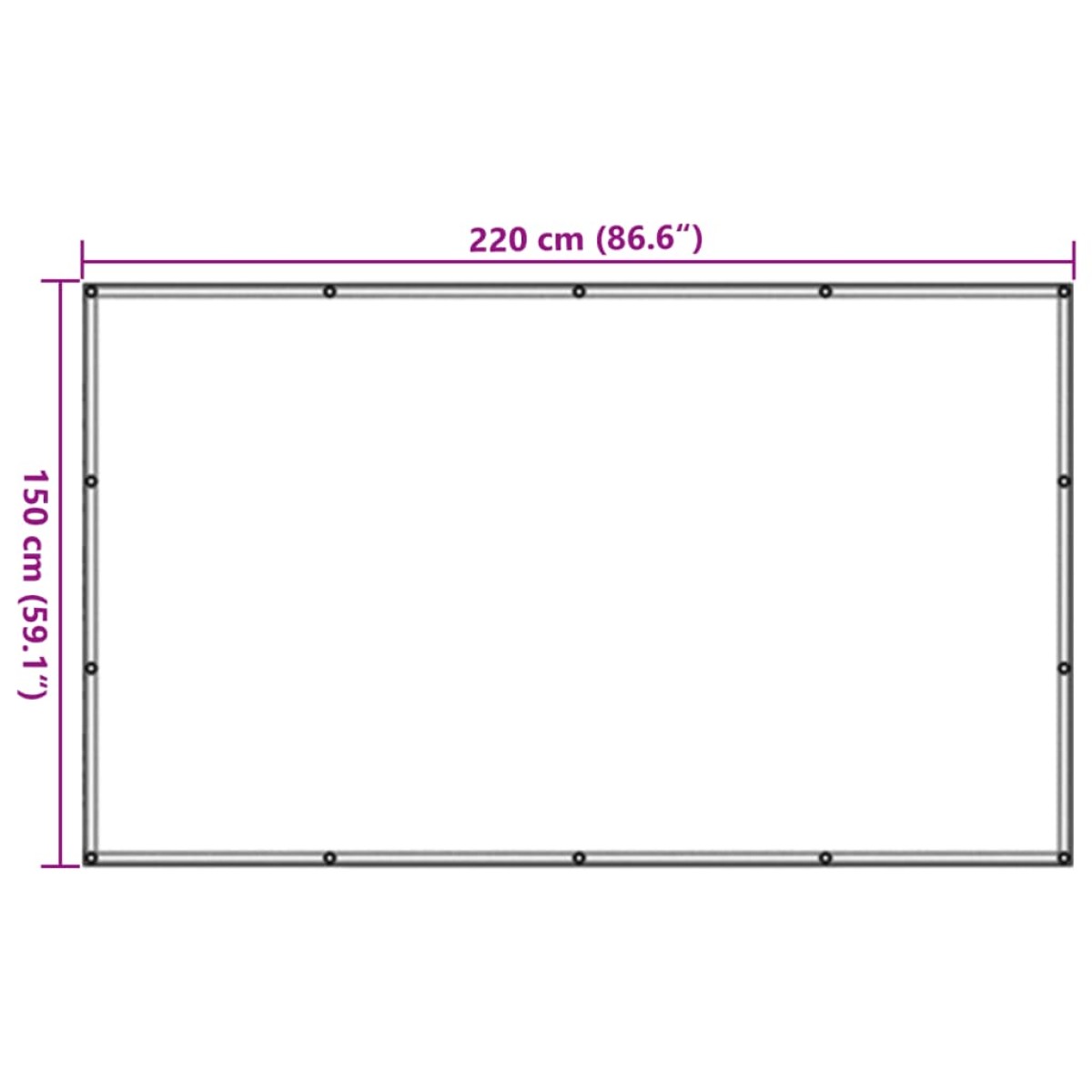 vidaXL Δίχτυ για Τρέιλερ Πράσινο 1,5x2,2 μ. HDPE