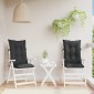 vidaXL Σέτ Μαξιλαριών Καρέκλας Υψηλής Πλάτης 2 pcs Πολυεστέρας