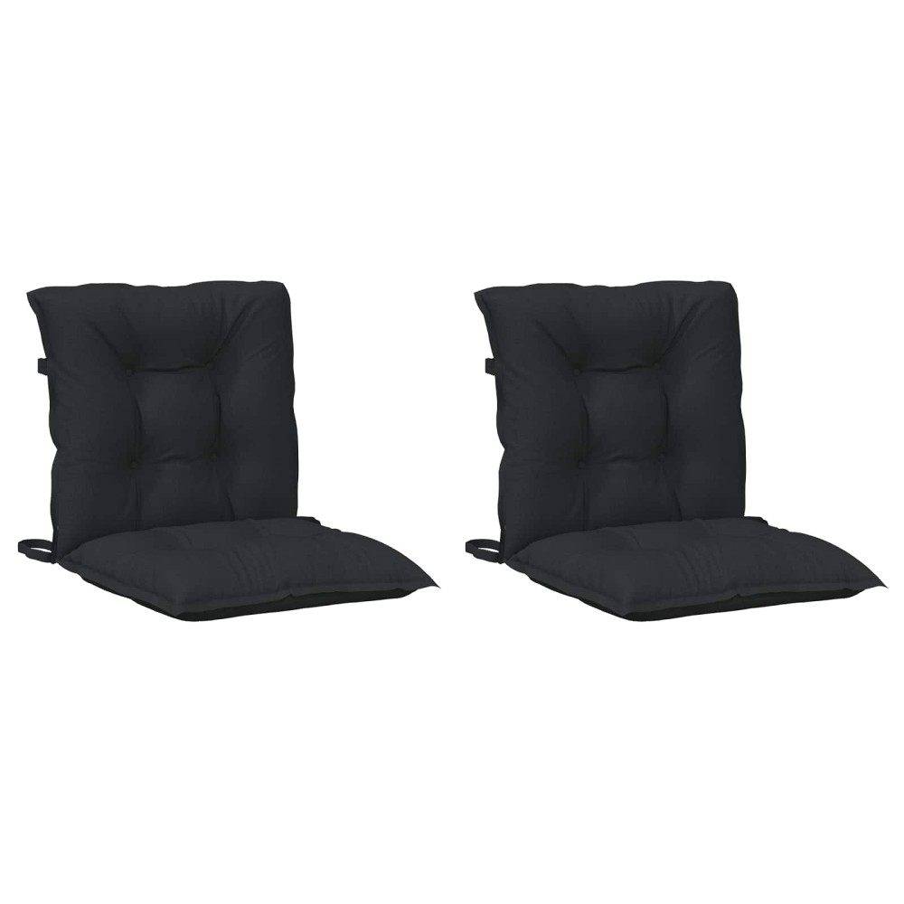 vidaXL Σετ Μαξιλαριών για Χαμηλή Πολυθρόνα 2 pcs Πολυεστέρας