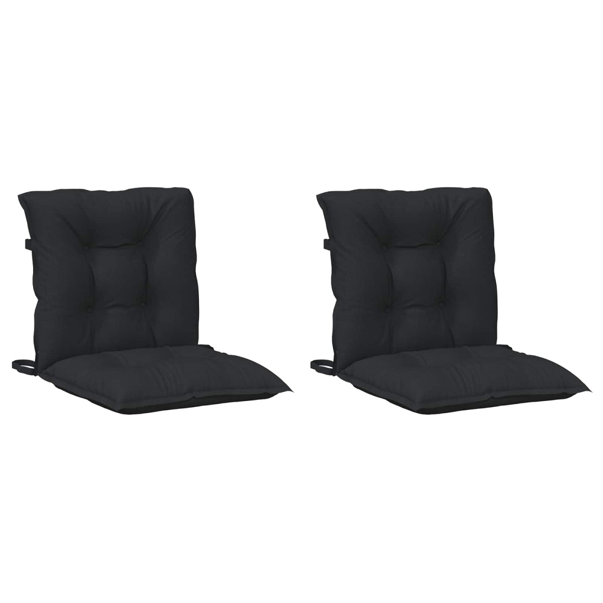 vidaXL Σετ Μαξιλαριών για Χαμηλή Πολυθρόνα 2 pcs Πολυεστέρας
