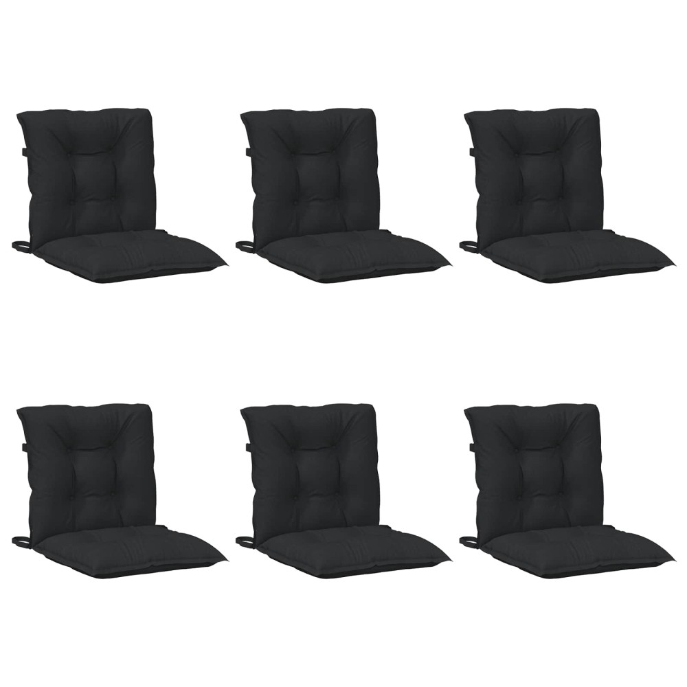 vidaXL Σετ Μαξιλαριών για Χαμηλή Πολυθρόνα 6 pcs Πολυεστέρας
