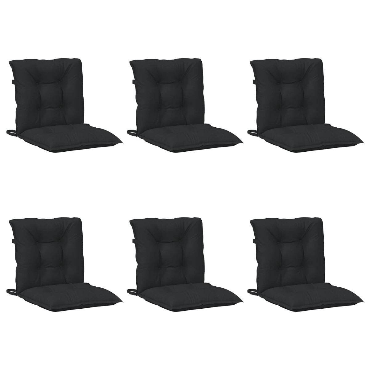 vidaXL Σετ Μαξιλαριών για Χαμηλή Πολυθρόνα 6 pcs Πολυεστέρας