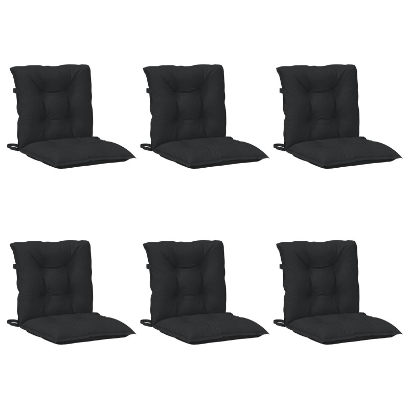 vidaXL Σετ Μαξιλαριών για Χαμηλή Πολυθρόνα 6 pcs Πολυεστέρας