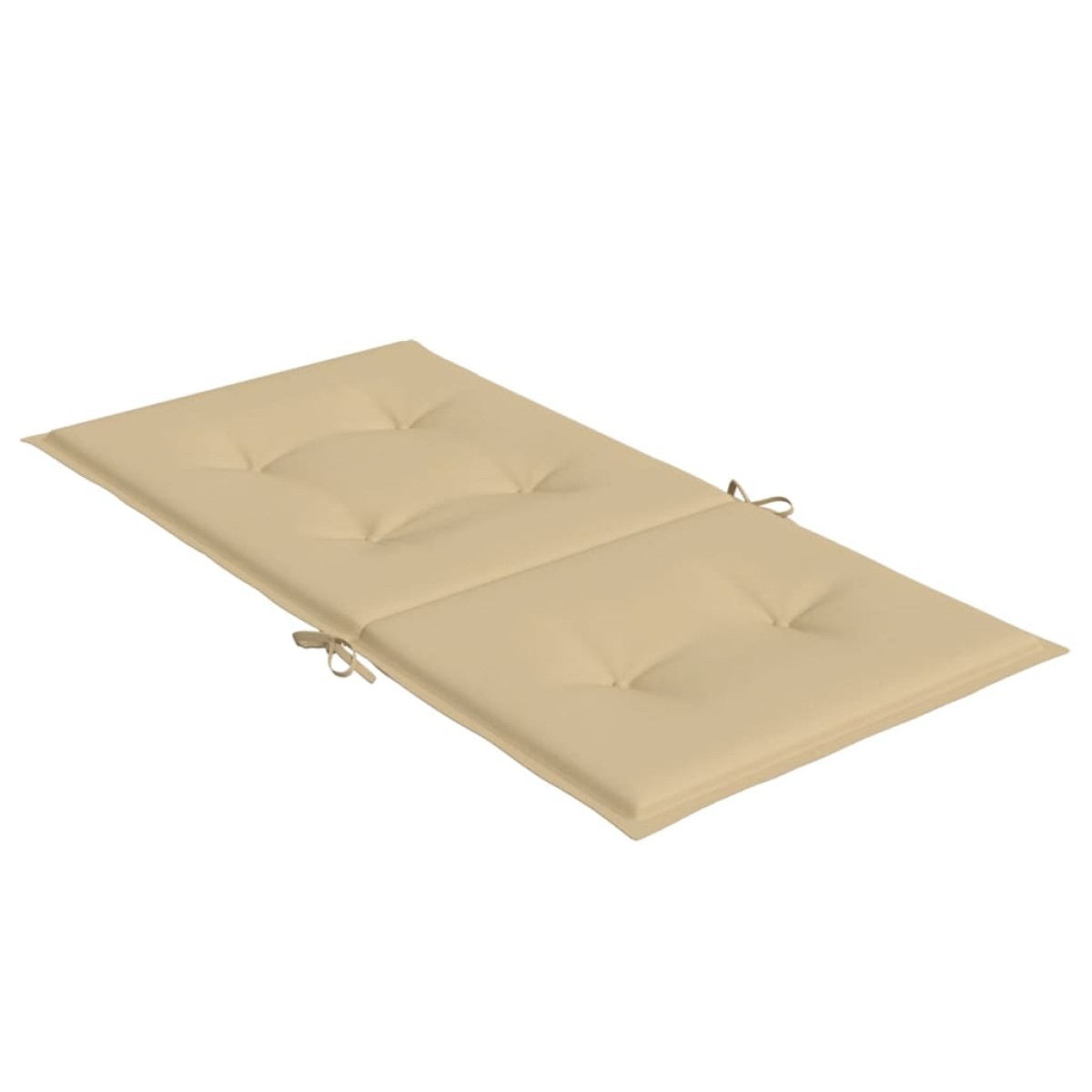 vidaXL Μαξιλάρια Καρέκλας με Πλάτη 6 τεμ. Μπεζ 100x50x4 εκ. Ύφασμα