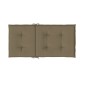 vidaXL Μαξιλάρια Καρέκλας με Πλάτη 2 τεμ. Taupe 100x50x4 εκ. Ύφασμα