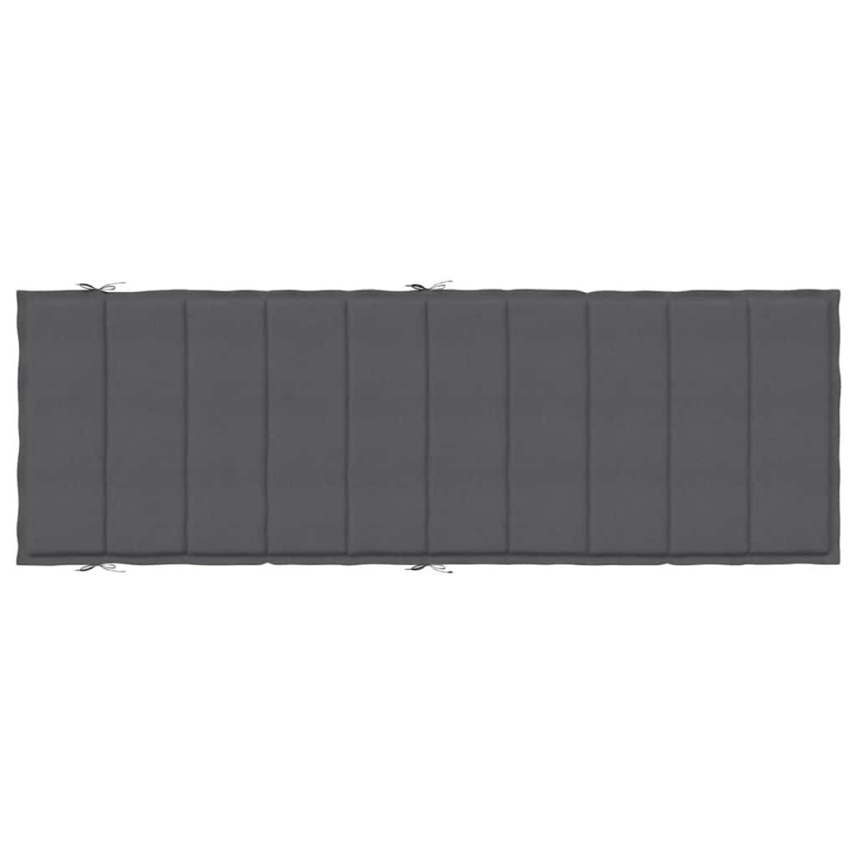 vidaXL Μαξιλάρι Ξαπλώστρας Ανθρακί 186x58x4 εκ. Ύφασμα