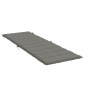 vidaXL Μαξιλάρι Ξαπλώστρας Σκούρο Γκρι 186x58x4 εκ. Ύφασμα