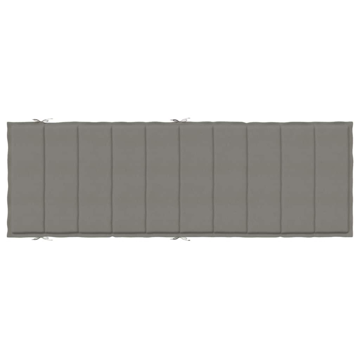 vidaXL Μαξιλάρι Ξαπλώστρας Σκούρο Γκρι 186x58x4 εκ. Ύφασμα