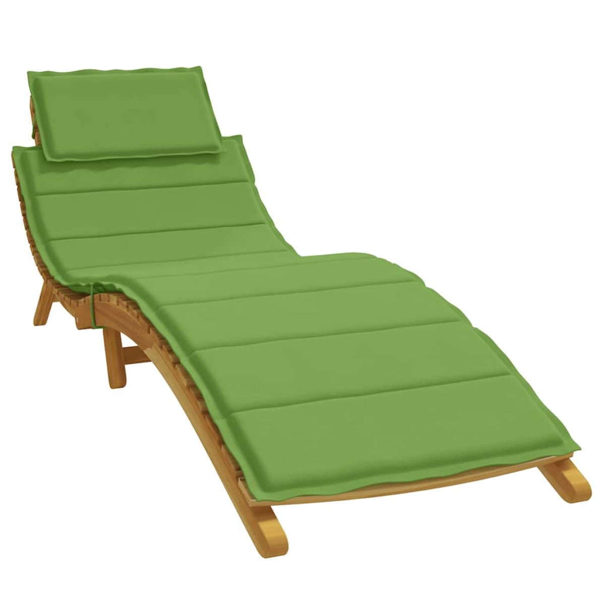 vidaXL Μαξιλάρι Ξαπλώστρας Πράσινο 186x58x4 εκ. Ύφασμα
