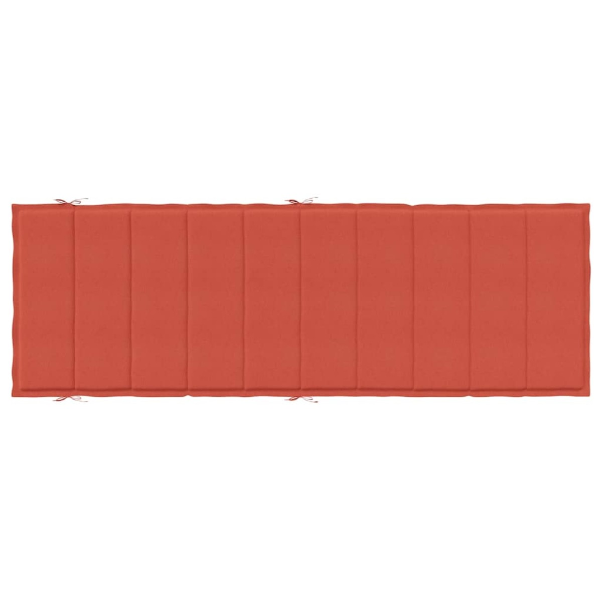 vidaXL Μαξιλάρι Ξαπλώστρας Κόκκινο 186x58x4 εκ. Ύφασμα