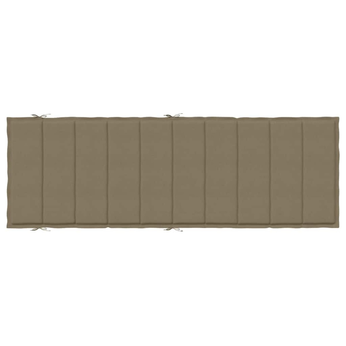 vidaXL Μαξιλάρι Ξαπλώστρας Taupe 186x58x4 εκ. Ύφασμα
