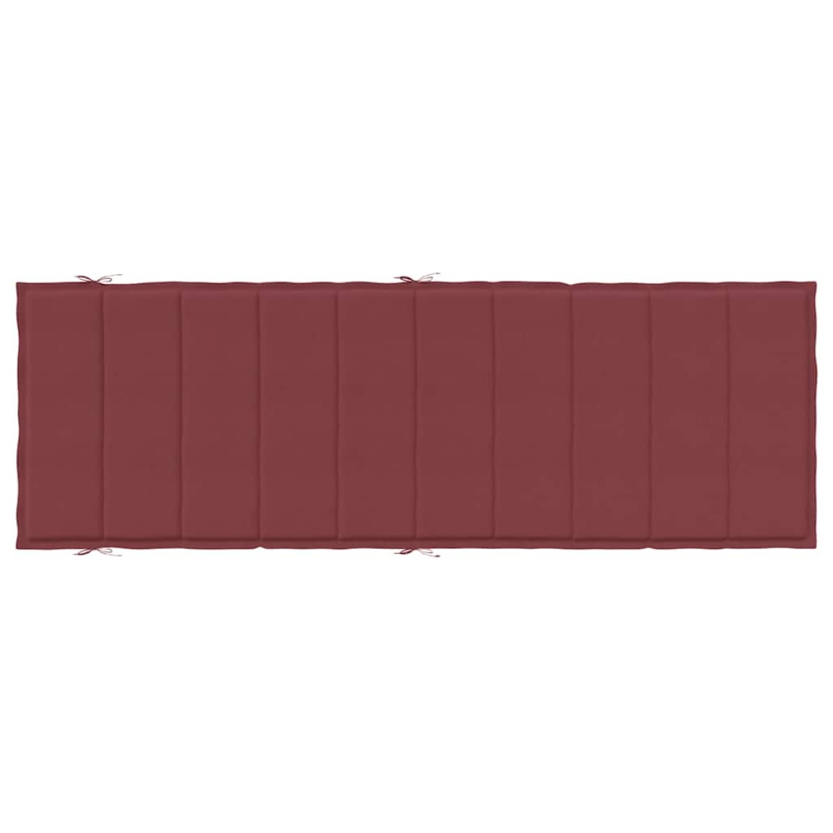 vidaXL Μαξιλάρι Ξαπλώστρας Μπορντό 186x58x4 εκ. Ύφασμα
