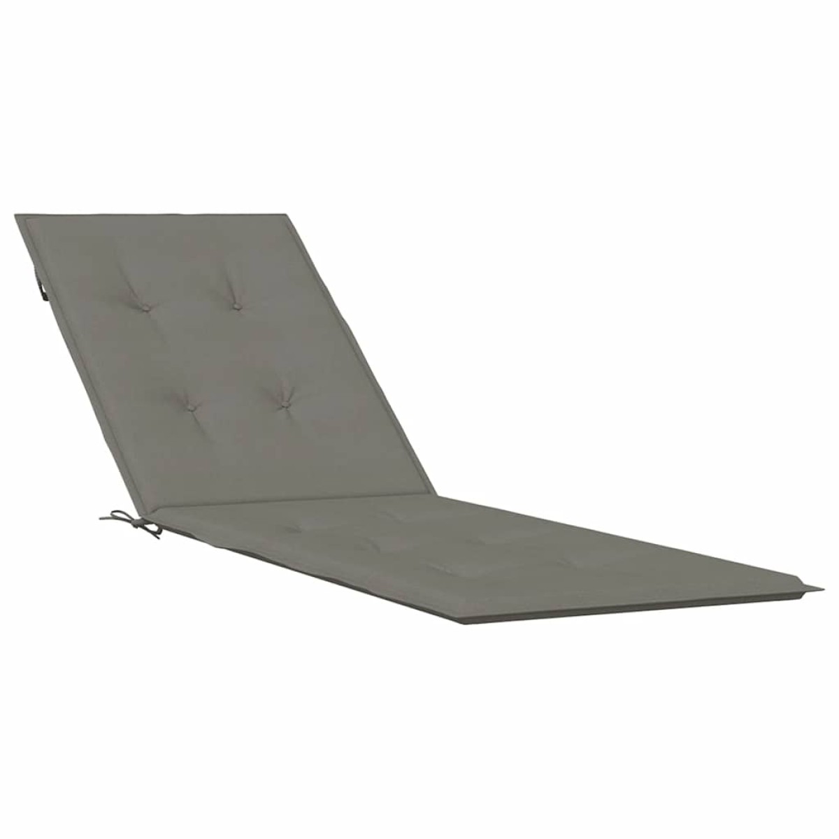 vidaXL Μαξιλάρι Σεζλόνγκ Σκούρο Γκρι (75+105) x 50 x 4 εκ. Υφασμάτινη
