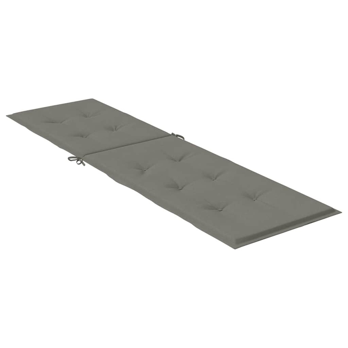 vidaXL Μαξιλάρι Σεζλόνγκ Σκούρο Γκρι (75+105) x 50 x 4 εκ. Υφασμάτινη