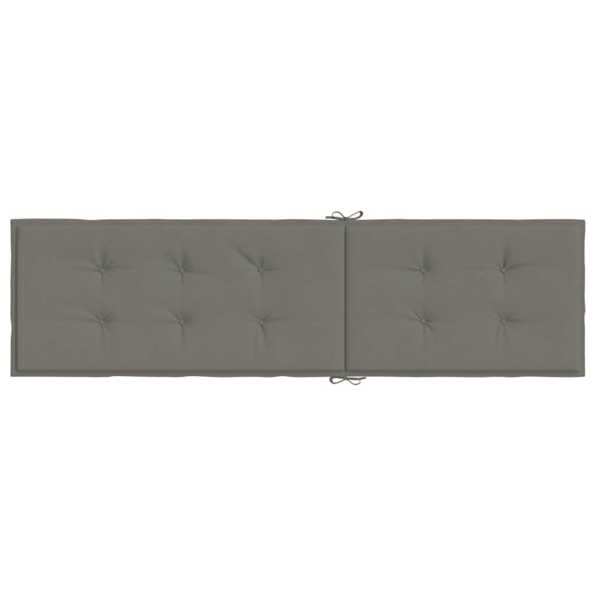 vidaXL Μαξιλάρι Σεζλόνγκ Σκούρο Γκρι (75+105) x 50 x 4 εκ. Υφασμάτινη