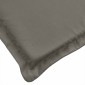 vidaXL Μαξιλάρι Σεζλόνγκ Σκούρο Γκρι (75+105) x 50 x 4 εκ. Υφασμάτινη