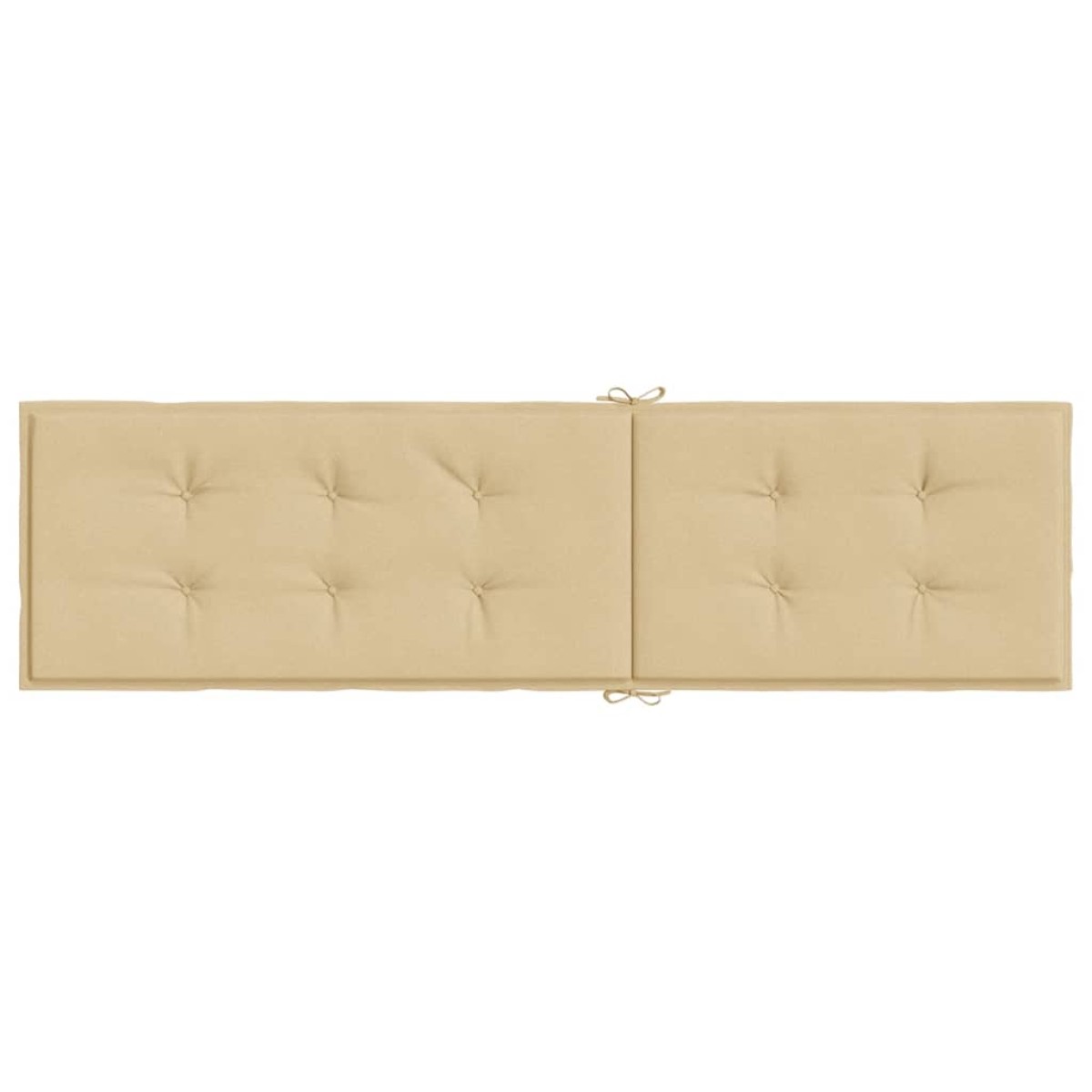vidaXL Μαξιλάρι Σεζλόνγκ Μπεζ (75+105) x 50 x 4 εκ. Υφασμάτινη