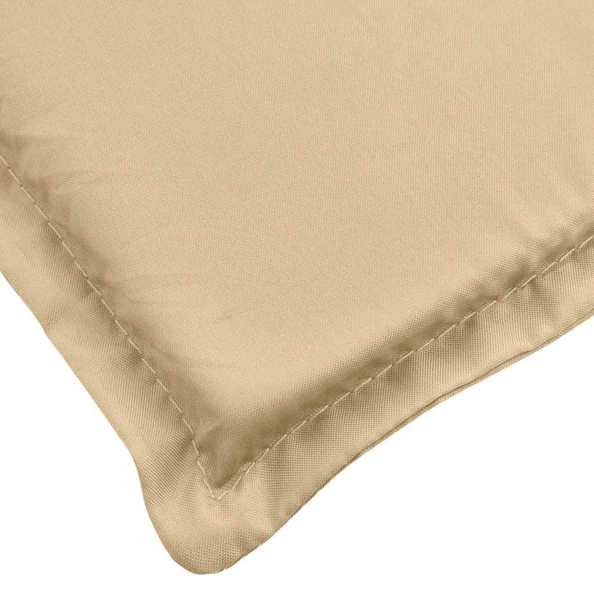 vidaXL Μαξιλάρι Σεζλόνγκ Μπεζ (75+105) x 50 x 4 εκ. Υφασμάτινη