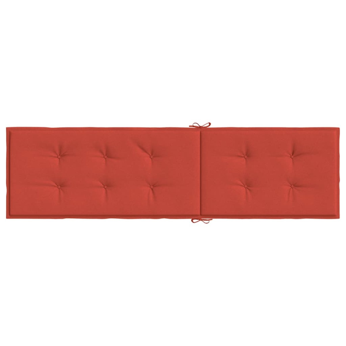 vidaXL Μαξιλάρι Σεζλόνγκ Κόκκινο (75+105) x 50 x 4 εκ. Υφασμάτινη
