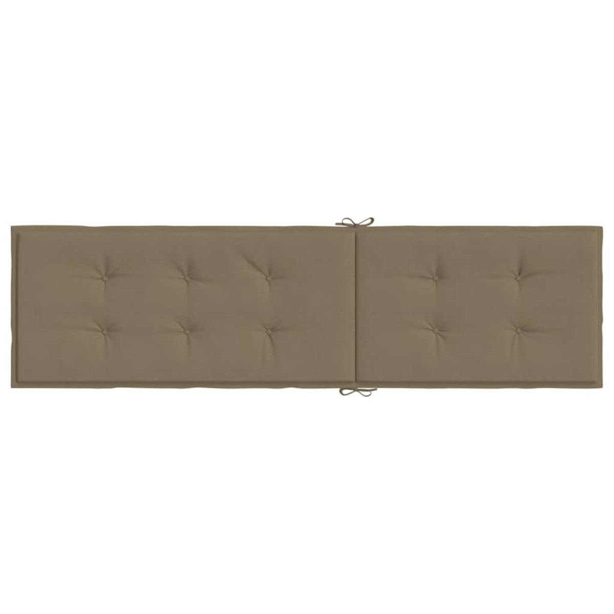 vidaXL Μαξιλάρι Σεζλόνγκ Taupe (75+105) x 50 x 4 εκ. Υφασμάτινη