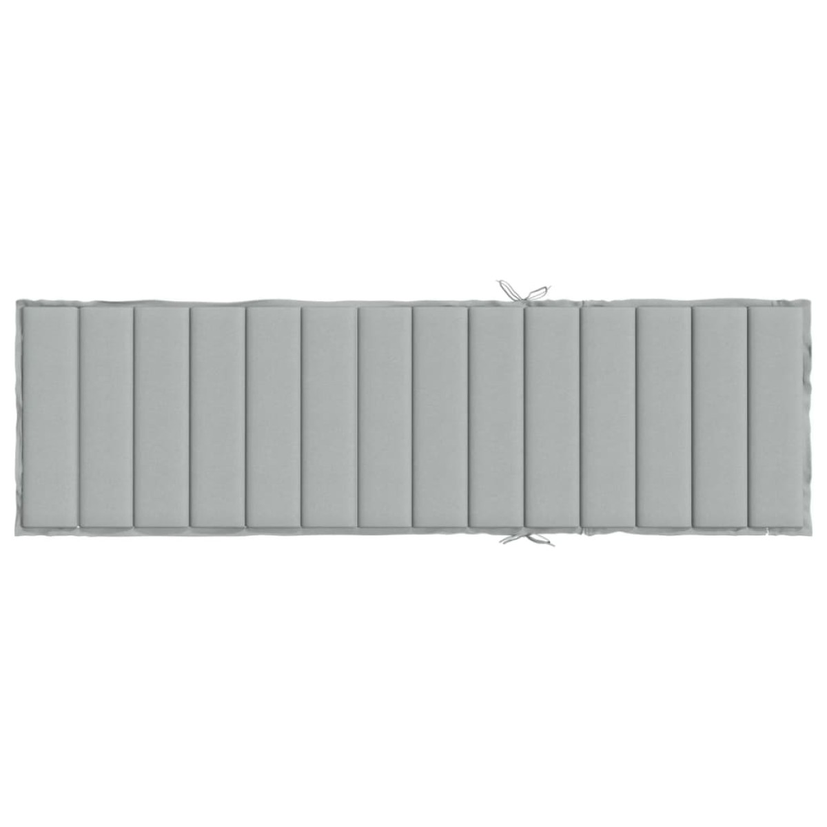 vidaXL Μαξιλάρι Ξαπλώστρας Ανοιχτό Γκρι 200x50x4 εκ. Ύφασμα
