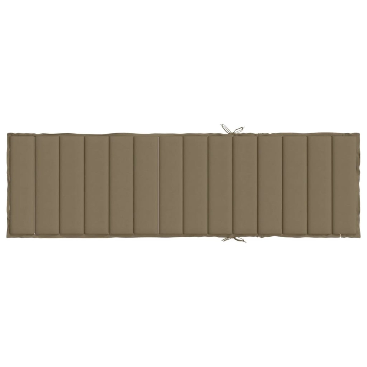 vidaXL Μαξιλάρι Ξαπλώστρας Taupe 200x50x4 εκ. Ύφασμα