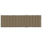 vidaXL Μαξιλάρι Ξαπλώστρας Taupe 200x50x4 εκ. Ύφασμα