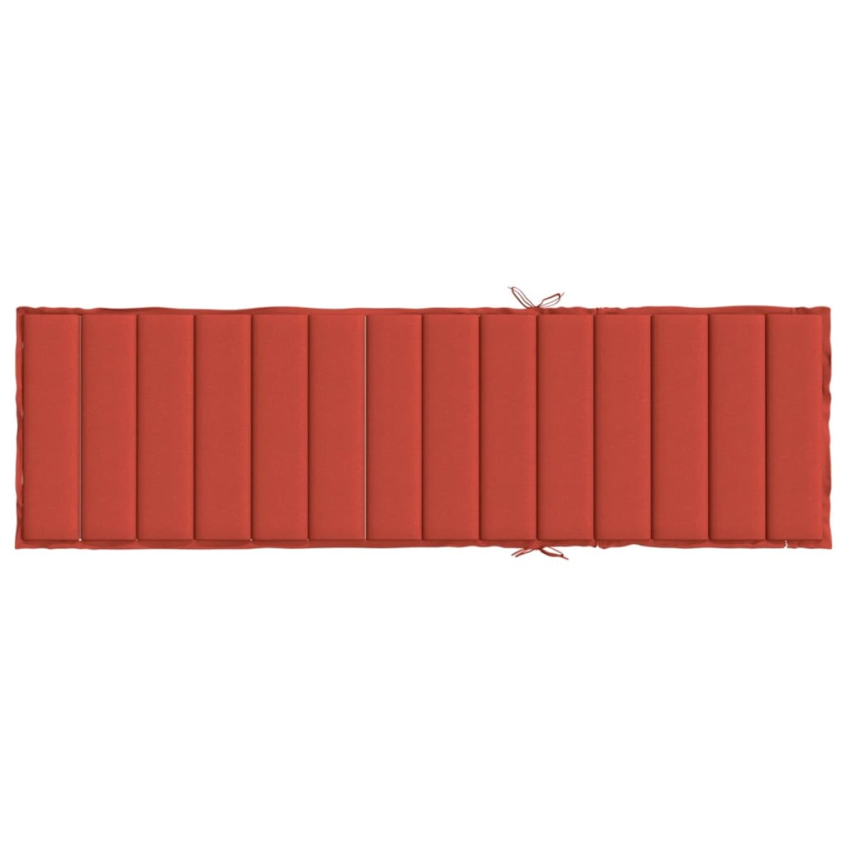 vidaXL Μαξιλάρι Ξαπλώστρας Κόκκινο Μελανζέ 200x60x4 εκ. Ύφασμα