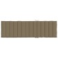 vidaXL Μαξιλάρι Ξαπλώστρας Taupe Μελανζέ 200x60x4 εκ. Ύφασμα