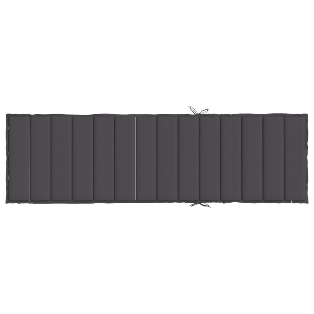 vidaXL Μαξιλάρι Ξαπλώστρας Ανθρακί 200x50x4 εκ. Ύφασμα