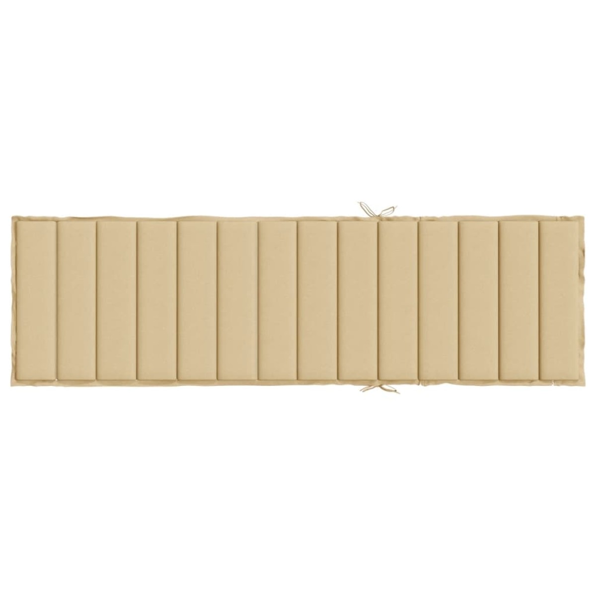 vidaXL Μαξιλάρι Ξαπλώστρας Μπεζ Μελανζέ 200x70x4 εκ. Ύφασμα
