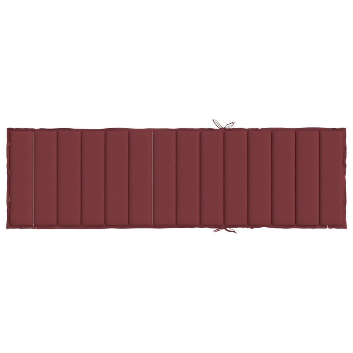 vidaXL Μαξιλάρι Ξαπλώστρας Μπορντό Μελανζέ 200x70x4 εκ. Ύφασμα