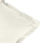 vidaXL Μαξιλάρια Πάγκου Κήπου Κρεμ Μελανζέ 100x50x7 εκ. Ύφασμα