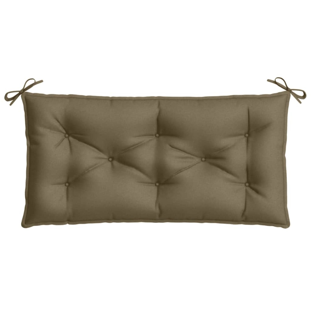 vidaXL Μαξιλάρι Πάγκου Κήπου Taupe Μελανζέ 100x50x7 εκ. Ύφασμα