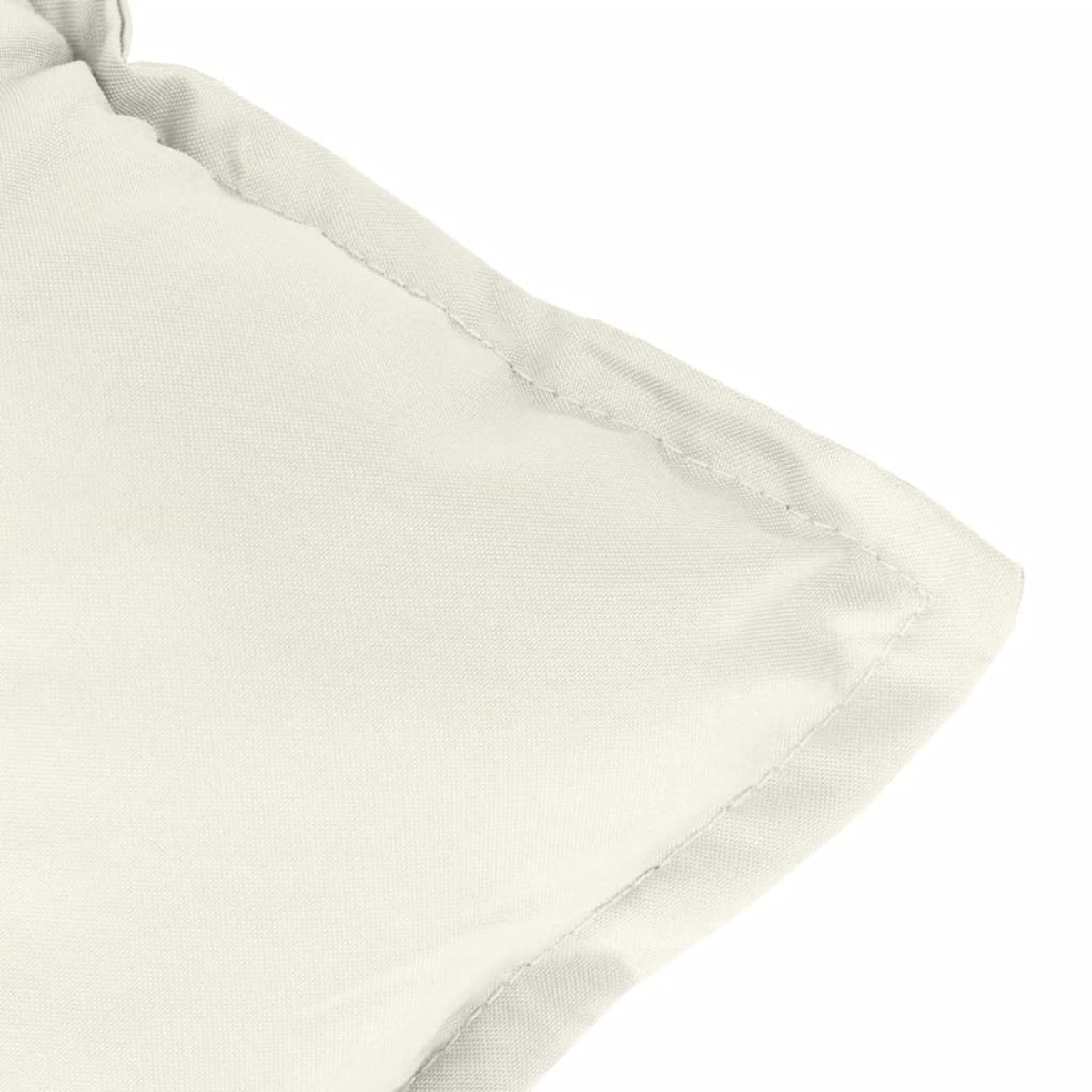 vidaXL Μαξιλάρι Πάγκου Κήπου Κρεμ Μελανζέ 120x50x7 εκ. Ύφασμα