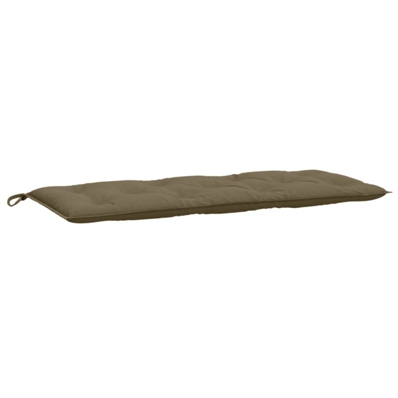 vidaXL Μαξιλάρι Πάγκου Κήπου Taupe Μελανζέ 120x50x7 εκ. Ύφασμα