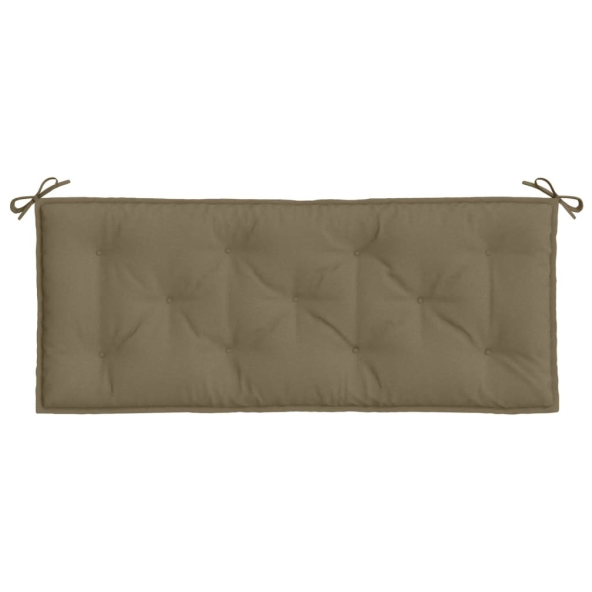 vidaXL Μαξιλάρι Πάγκου Κήπου Taupe Μελανζέ 120x50x7 εκ. Ύφασμα
