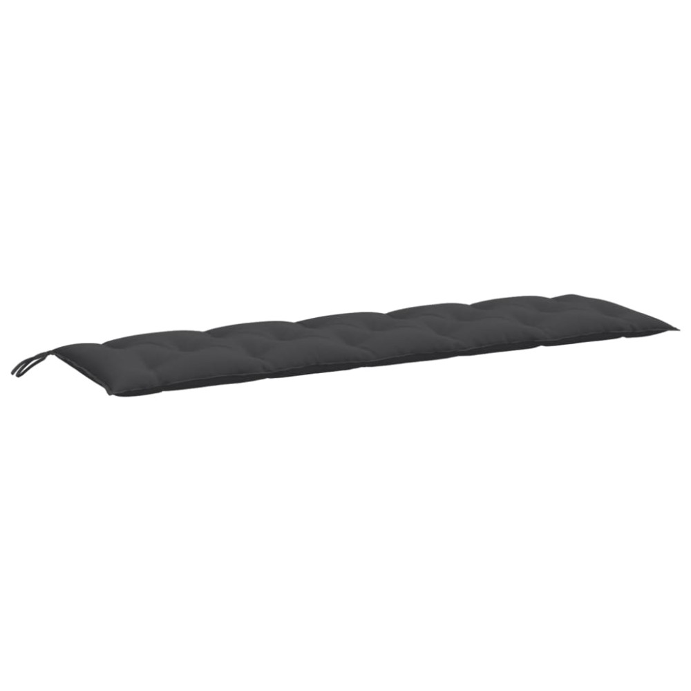 vidaXL Μαξιλάρι Πάγκου Κήπου Ανθρακί Μελανζέ 180x50x7 εκ. Ύφασμα