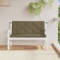 vidaXL Μαξιλάρια Πάγκου Κήπου 2 τεμ. Taupe Μελανζέ 120x50x7 εκ. Ύφ.