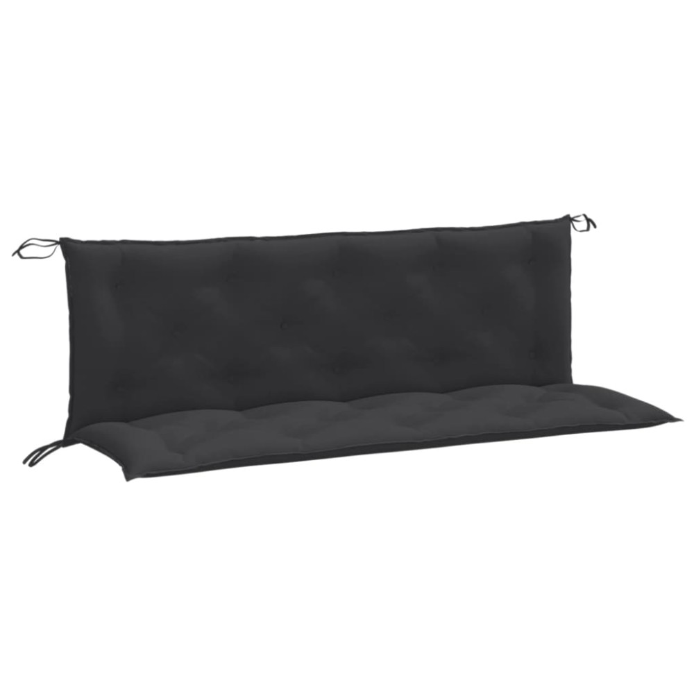 vidaXL Μαξιλάρι Πάγκου Κήπου Ανθρακί Μελανζέ 150x50x7 εκ. Ύφασμα