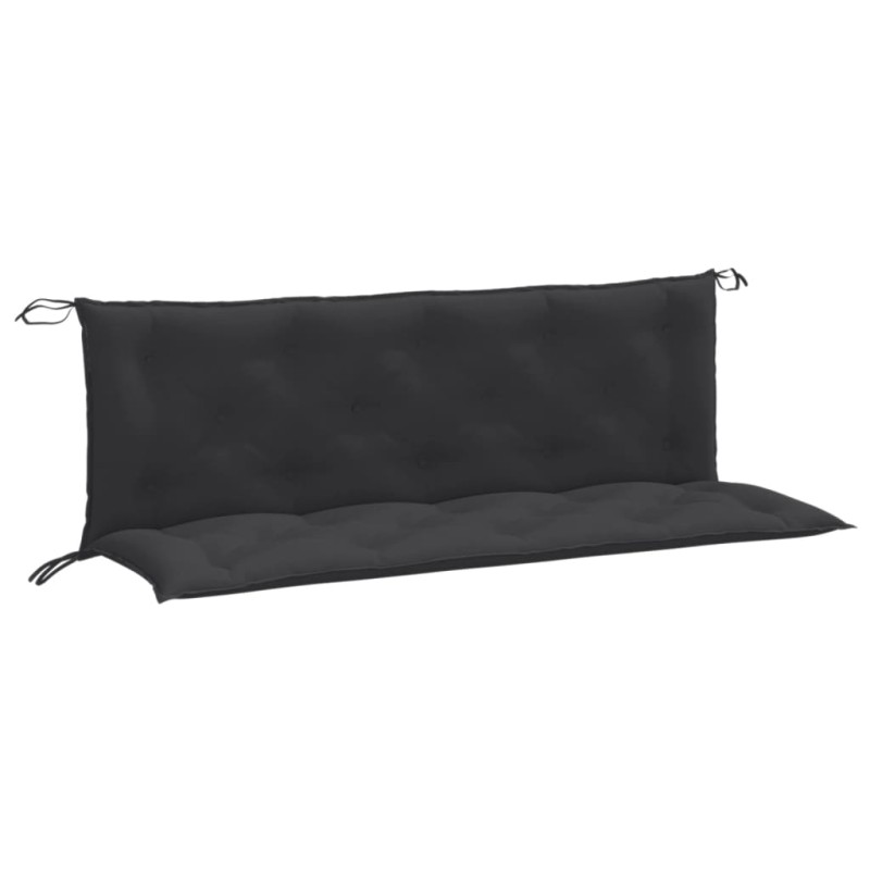 vidaXL Μαξιλάρι Πάγκου Κήπου Ανθρακί Μελανζέ 150x50x7 εκ. Ύφασμα