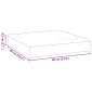 vidaXL Μαξιλάρι Παλέτας Μπορντό 60x60x9,5 εκ. Ύφασμα