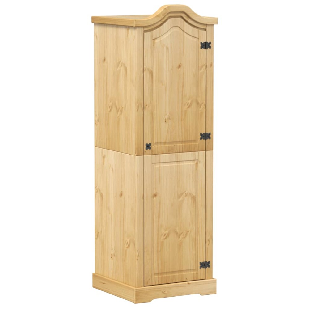 vidaXL Ντουλάπα Corona 55x52x170 εκ. από Μασίφ Ξύλο Πεύκου