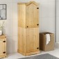 vidaXL Ντουλάπα Corona 55x52x170 εκ. από Μασίφ Ξύλο Πεύκου
