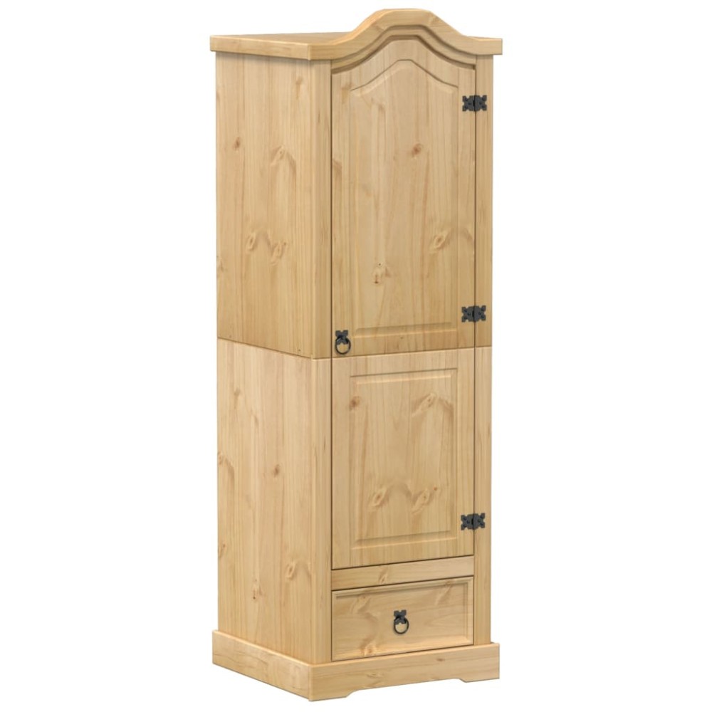 vidaXL Ντουλάπα Corona 55x52x170 εκ. από Μασίφ Ξύλο Πεύκου